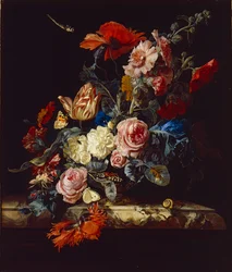 Váza s květinami, 1663