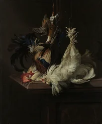 Zátiší s Fowl Zátiší s drůbeží