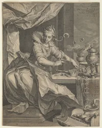 Alegorie bohatství a luxusu, 1611