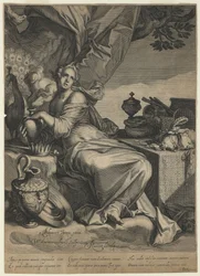 Alegorie ješitnosti a pomíjivosti světských majetků, 1608