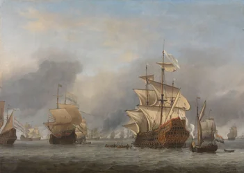 Zajetí královského prince Zajetí anglické admirality „královského prince“ 13. června 1666 během čtyřdenní bitvy, 11.–14. června 1666: epizoda z druhé anglo-nizozemské války (1665–67)