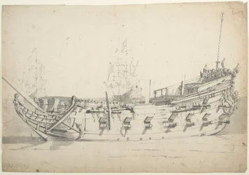 Portrét "Wulpenburg Amsterdam", asi 1659 (grafit, šedá barva)