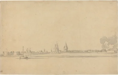 Pohled na holandské město (Delft?)