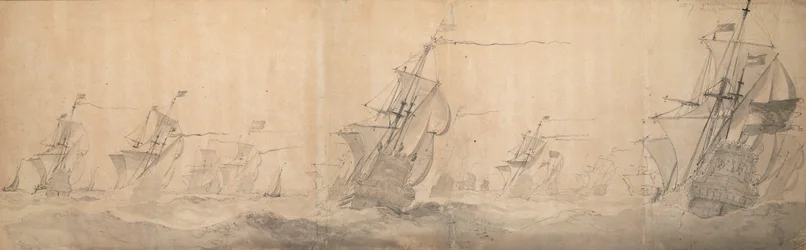 Nizozemská flotila u pobřeží Severofríských ostrovů 9 [OS] / 19. října 1658