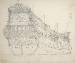 Portrét "Hilversum", asi 1655 (grafit)