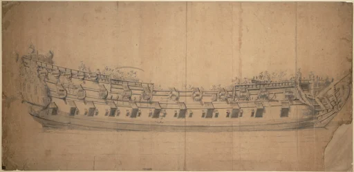 Portrét "tygra" (1647), asi 1681 (grafit, šedá barva)