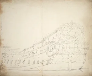 Portrét anglické čtvrté třídy, asi 1675 (grafit)