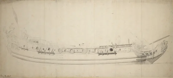 Portrét "Saudadoes", asi 1676 (grafit, šedá barva)