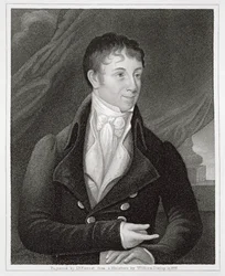 Portrét Charlese Brockdena Browna (1771-1810), vyryl John B. Forrest (1814-70) (rytina)