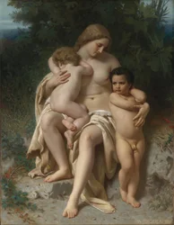 První hádka Kaina a Ábela, 1861