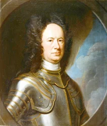 Portrét plukovníka Alexandra Campbella z Finabu (nar. 1669) 1715 (olej na plátně)