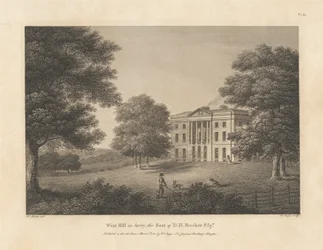 West Hill v Surrey, sídlo D. H. Ruckera Esqr.