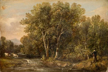 Zalesněná krajina, 1851.