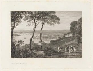 Plymouth Dock, z Mount Edgecumbe