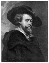 Peter Paul Rubens , vlámský malíř, 1877.