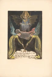 Evropa. Proroctví, talíř 12, Albions Angel vstal. . . . (Bentley 14)