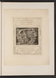 Job pokárán svými přáteli, 1825.