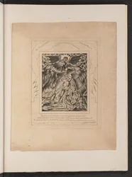 Jobovi synové a dcery přemoženi Satanem, 1825.