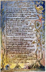 S.125-1950.pt53 Školák: deska 53 z Songs of Innocence and of Experience (kopie AA) c.1815-26 (lept, inkoust a akvarel)