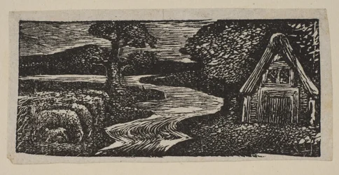 Sabrinas Silvery Flood, z Thorntons Pastorals of Virgil, 1821.