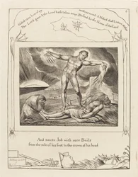 Satan Smiting Job s vaří