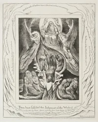 Kniha Job: Pl. 16, Naplnil jsi rozsudek bezbožných, 1825.