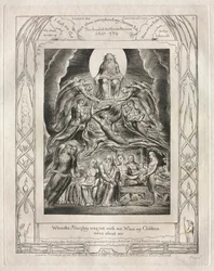 Kniha Job: Pl. 2, Když Všemohoucí byl ještě se mnou, Když mé děti..., 1825.