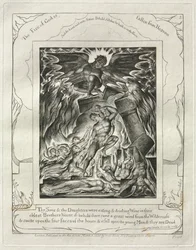 Kniha Job: Pl. 3, Tví synové a tvé dcery jedli a pili víno..., 1825.