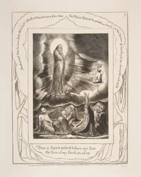The Vision of Eliphaz, from Illustrations of the Book of Job, 1825-26.