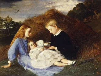 Amy, Dorothea a Hungerford Wren Hoskyns, 1863