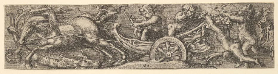 Vůz s mušlí, 1654.