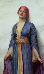 Yasemeen z Arabské noci (olej na plátně)