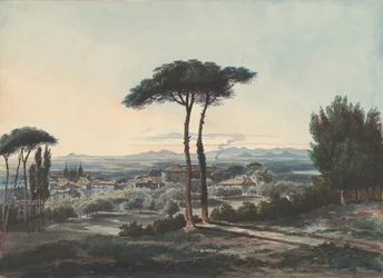 Frascati, poblíž Říma, 1819.