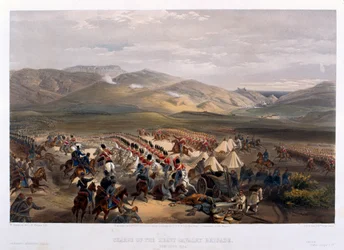 Obvinění z těžké brigády v bitvě u Balaclavy, 1854