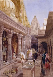 Zlatý chrám, Benares, 1862