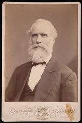 Portrét Garland Carr Broadhead 1827-1912, před rokem 1884.