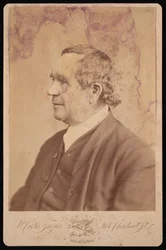 Portrét J.D. Langa, před rokem 1877.