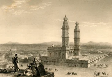 Mešita v Coimbatore, 1835.