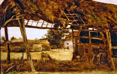Old Farm Shed (olej na palubě)