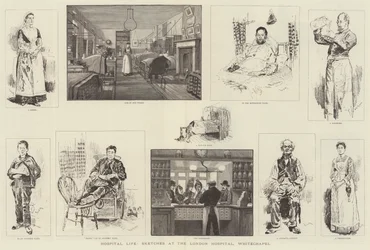 Hospital Life, Skicy v londýnské nemocnici, Whitechapel