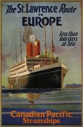 Kanadská pacifická cesta svatého Vavřince do Evropy, 1925