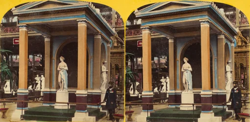 86 stereoskopických pohledů na Mezinárodní výstavu roku 1862, 1862.