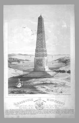 Yarborough Monument, Bembridge Down, konec 19. století.