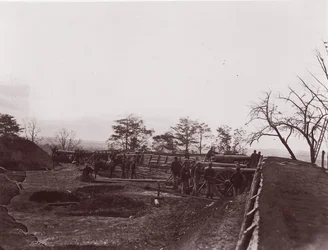 Poblíž Dutch Gap, Virginie. Fort Brady, ca. 1865.