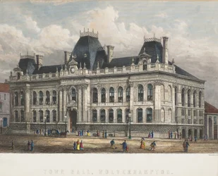 Radnice, Wolverhampton, kolem roku 1871