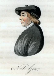 Neil Gow, skotský hráč na housle, 1800.