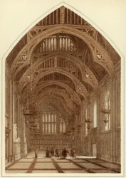 Interiér Guildhall, City of London, 1886