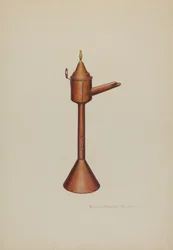 Velrybí olejová lampa, c. 1938.
