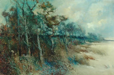 Stromy v písčité krajině, Heysham, 1915