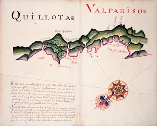 Quillota a Valpariso, jihoamerické pobřeží Tichého oceánu
